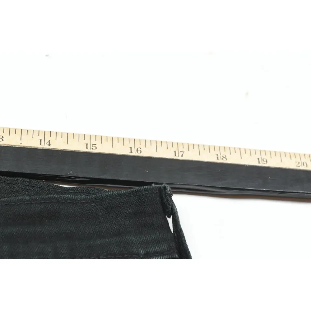 Levis Premium 510 Jeans Mens 34x34 Black Skinny Fit Tapered Leg Cotton Denim